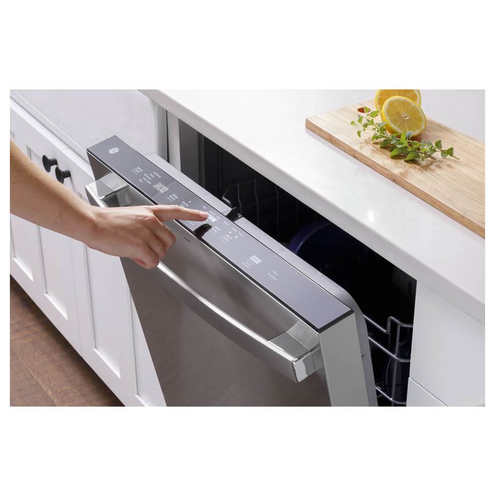 Top Control with Plastic Interior Dishwasher with Sanitize Cycle and Dry Boost
