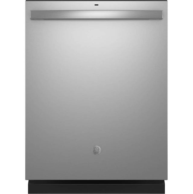 GE Appliances - Top Control with Plastic Interior Dishwasher with Sanitize Cycle and Dry Boost - Stainless Steel
