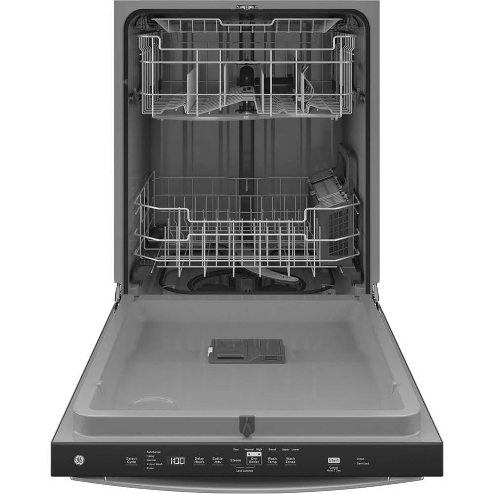 Top Control with Plastic Interior Dishwasher with Sanitize Cycle and Dry Boost