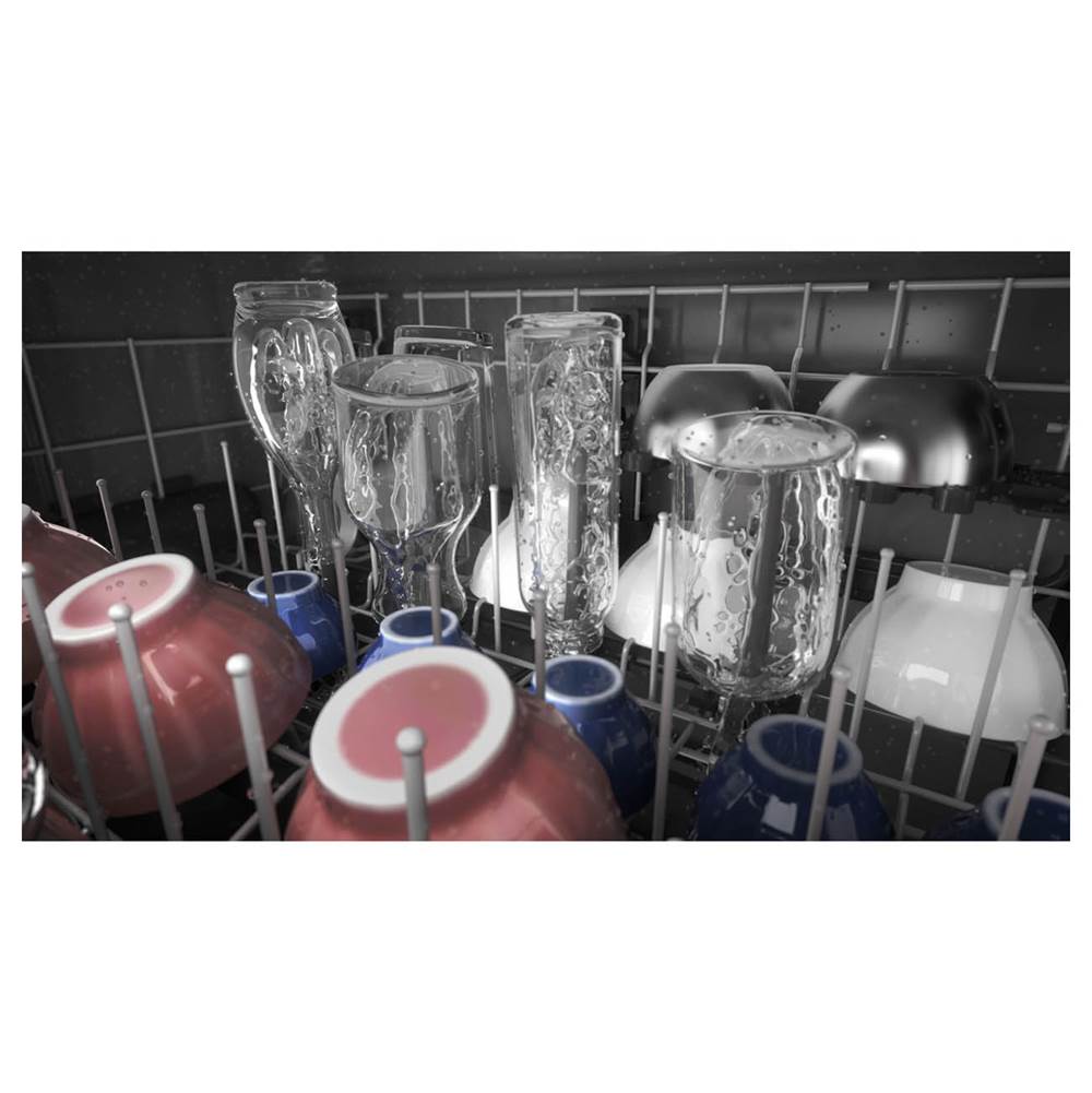 Top Control with Plastic Interior Dishwasher with Sanitize Cycle and Dry Boost