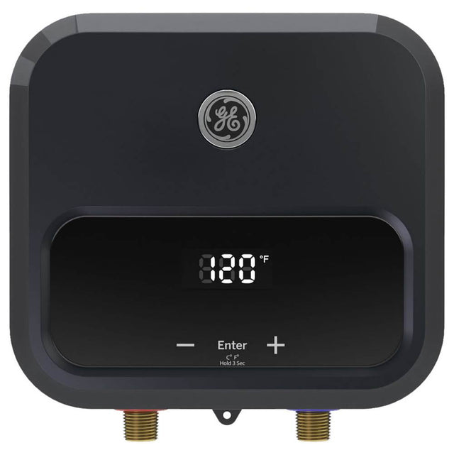 GE Appliances - Tankless Electric Water Heater - Diamond Gray