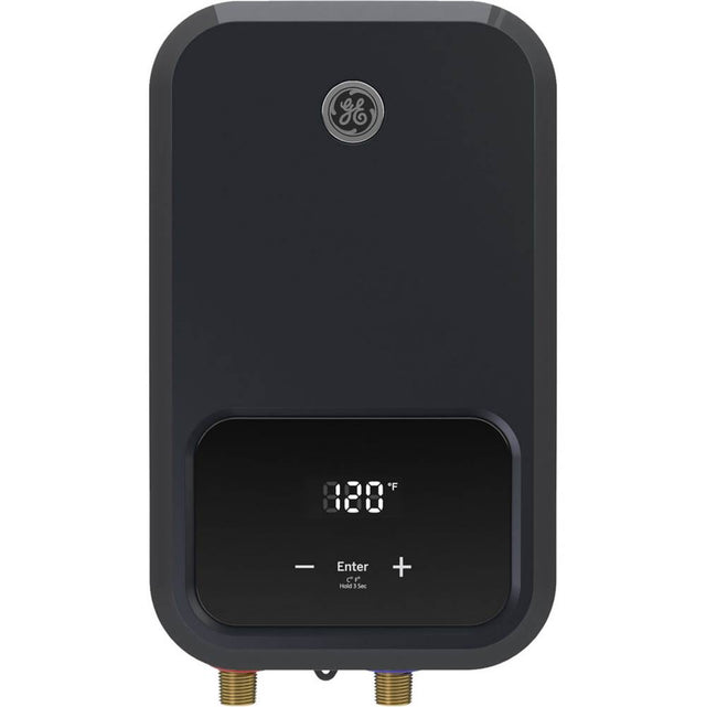 GE Appliances - Tankless Electric Water Heater - Diamond Gray