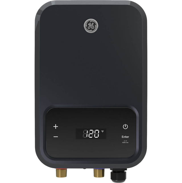GE Appliances - Tankless Electric Water Heater - Diamond Gray
