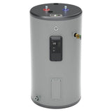 GE Appliances - Smart 30 Gallon Short Electric Water Heater - Gray