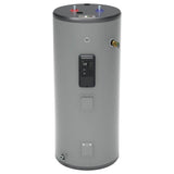 GE Appliances - Smart 40 Gallon Short Electric Water Heater - Gray