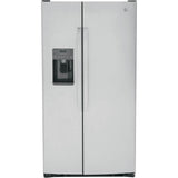 GE Appliances - ENERGY STAR 25.3 Cu. Ft. Side-By-Side Refrigerator - Stainless Steel