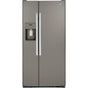 GE Appliances - 23.0 Cu. Ft. Side-By-Side Refrigerator - Slate