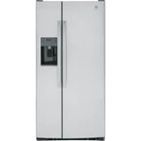 GE Appliances - 23.0 Cu. Ft. Side-By-Side Refrigerator - Stainless Steel