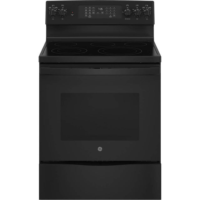 GE Appliances - GE 30'' Free-Standing Electric Convection Range