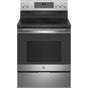 GE Appliances - 30'' Free-Standing Electric Convection Ranwith No Preheat Air Fry - Stainless Steel