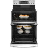 GE 30'' Free-Standing Electric Double Oven Convection Range