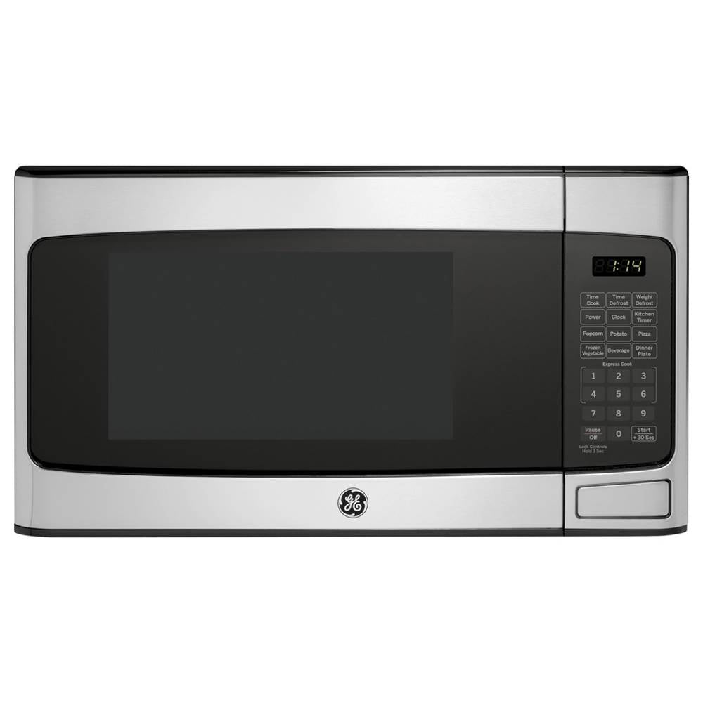 GE Appliances - 1.1 Cu. Ft. Capacity Countertop Microwave Oven - Stainless Steel