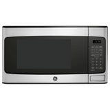 GE Appliances - 1.1 Cu. Ft. Capacity Countertop Microwave Oven - Stainless Steel