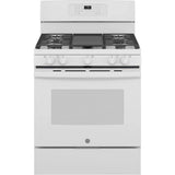 GE Appliances - 30'' Free-Standing Gas Convection Range with No Preheat Air Fry - White