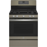GE Appliances - 30'' Free-Standing Gas Convection Range with No Preheat Air Fry - Slate