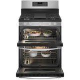 GE 30'' Free-Standing Gas Double Oven Convection Range