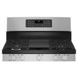 GE 30'' Free-Standing Gas Double Oven Convection Range
