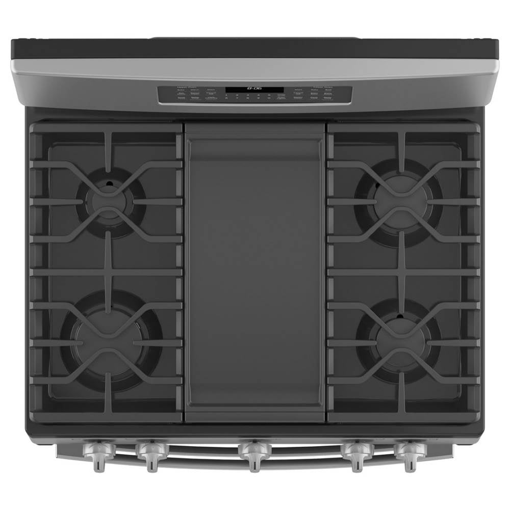 GE 30'' Free-Standing Gas Double Oven Convection Range