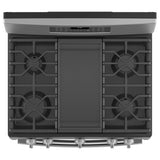 GE 30'' Free-Standing Gas Double Oven Convection Range
