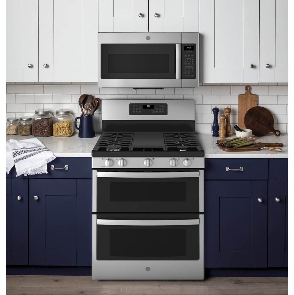 GE 30'' Free-Standing Gas Double Oven Convection Range