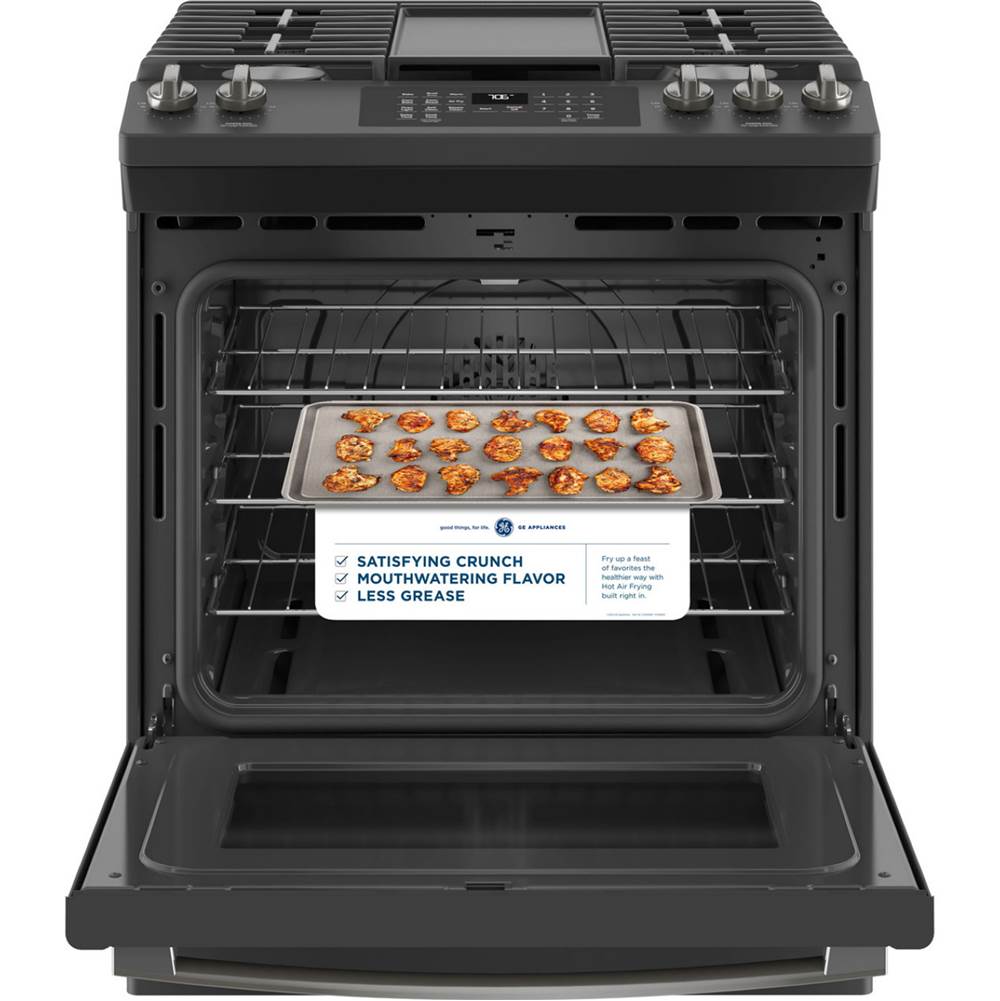 30'' Slide-In Front-Control Convection Gas Range with No Preheat Air Fry