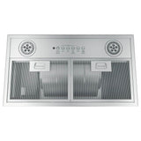 GE Appliances - 30'' Custom Hood Insert w/ Dimmable LED Lighting