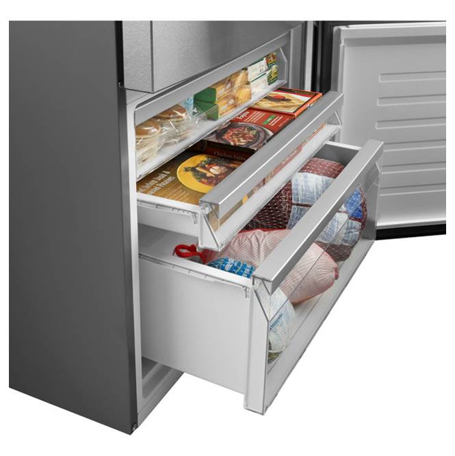ENERGY STAR 17.7 Cu. Ft. Counter-Depth Bottom-Freezer Refrigerator
