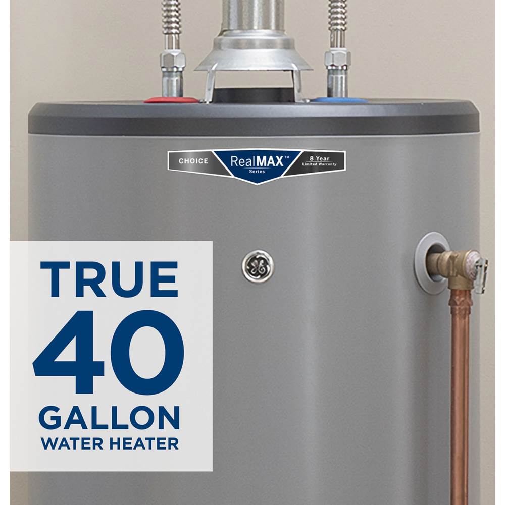 RealMAX Choice 40-Gallon Tall Natural Gas Atmospheric Water Heater