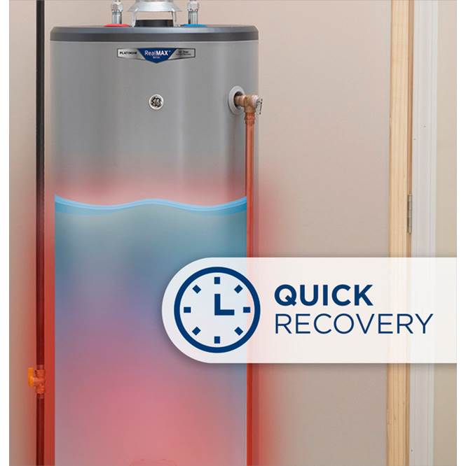 RealMAX Platinum 40-Gallon Tall Natural Gas Atmospheric Water Heater