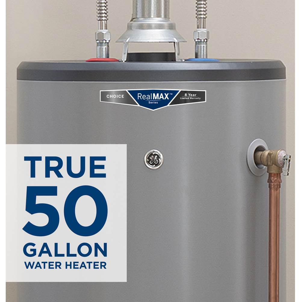 RealMAX Choice 50-Gallon Tall Natural Gas Atmospheric Water Heater