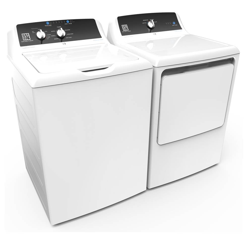 7.4 cu. ft. Capacity aluminized alloy drum Commercial Electric Dryer with Sensor Dry