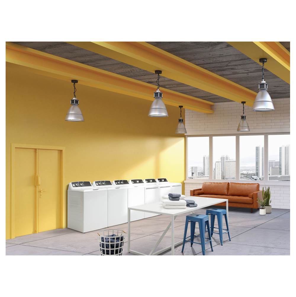 7.4 cu. ft. Capacity aluminized alloy drum Commercial Electric Dryer with Sensor Dry