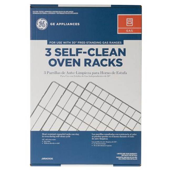 GE Self-Clean Oven Racks (3Pk) - For Select Free-Standing 30'' Gas Ranges