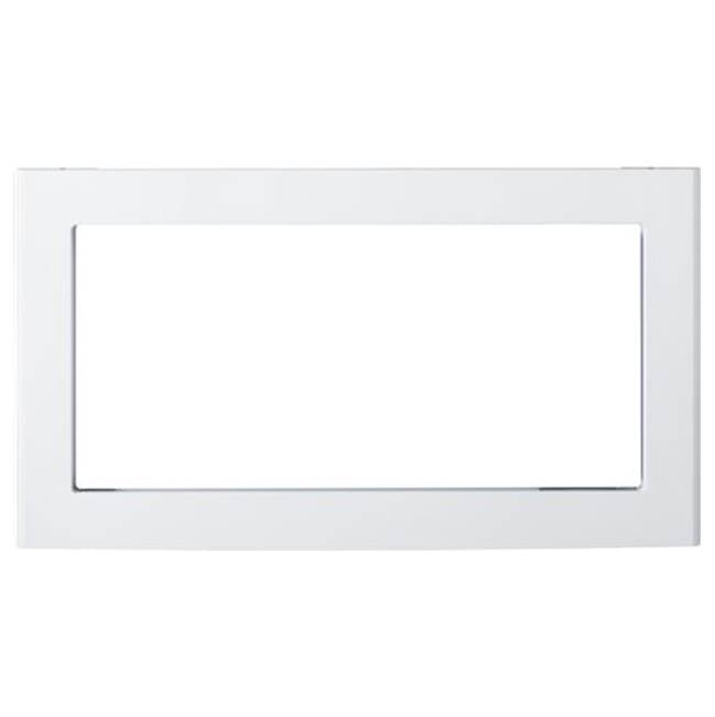 GE Appliances - Optional 30'' Built-In Trim Kit - White
