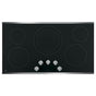 GE Appliances - GE 36'' Built-In Knob Control Electric Cooktop - Stainless Steel
