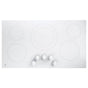 GE Appliances - GE 36'' Built-In Knob Control Electric Cooktop - White