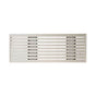 GE Appliances - Zoneline Architectural Rear Grille - Beige - Black