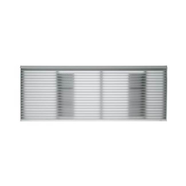 GE Appliances - Zoneline Architectural Rear Grille - Aluminum - Black