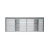 GE Appliances - Zoneline Architectural Rear Grille - Aluminum - Black