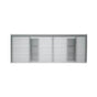 GE Appliances - Zoneline Architectural Rear Grille - Aluminum - Black
