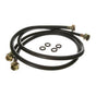GE Appliances - Washing Machine 2 Pack RUBBER INLET HOSE, 4''
