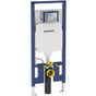 Geberit - Geberit Duofix element for wall-hung WC, 120 cm, with Sigma concealed cistern 8 cm, for wood frame wall, 4.8 / 3 liters