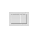 Geberit - Omega30 Actuator Plate For Dual Flush White, Matte White - White With Matte White