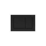 Geberit - Omega30 Actuator Plate For Dual Flush Black Matte Coated, Easy- To-Clean Coated, Black - Black Matte With Black