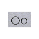 Geberit - Geberit actuator plate Sigma21 for dual flush, metal colour black chrome: black chrome, concrete look - Black Chrome, Cover Concrete Look