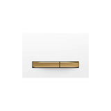 Geberit - Geberit actuator plate Sigma50 for dual flush, metal colour brass: brass, white - Brass, White