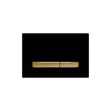 Geberit - Geberit actuator plate Sigma50 for dual flush, metal colour brass: brass, black - Brass, Black