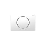 Geberit - Geberit actuator plate Sigma10 for stop-and-go flush: white matt coated, easy-to-clean coated, polished