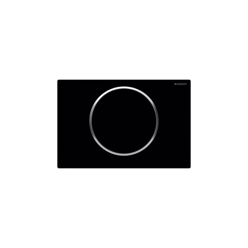 Geberit - Geberit actuator plate Sigma10 for stop-and-go flush: black matt coated, easy-to-clean coated, polished
