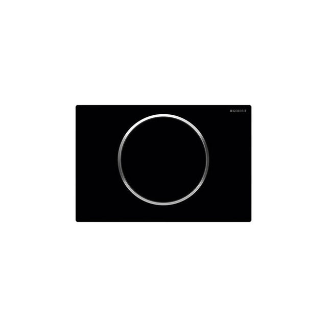 Geberit - Geberit actuator plate Sigma10 for stop-and-go flush: black matt coated, easy-to-clean coated, polished